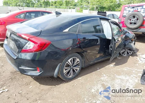 2017 Honda Civic Ex-T из США, поврежденный, VIN 19XFC1F36HE018952